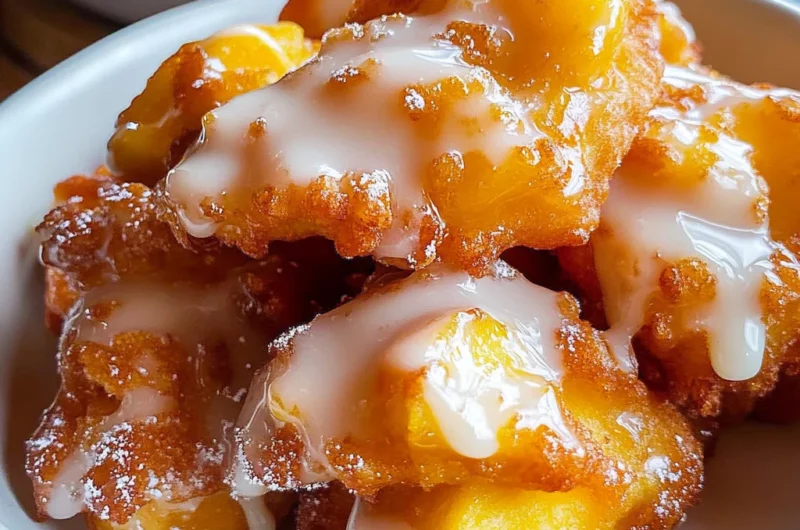 Fresh Peach Fritters
