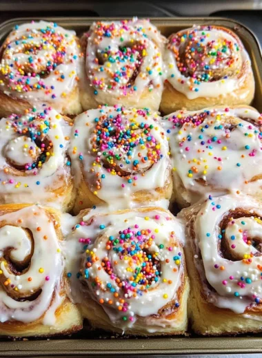 Funfetti Cinnamon Rolls