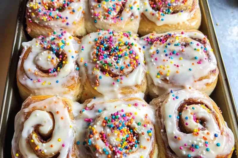 Funfetti Cinnamon Rolls