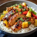 Hawaiian Chicken & Coconut Rice: Tropical Dinner Delight