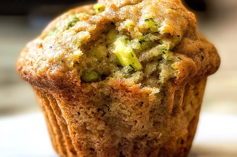 Healthy Banana Zucchini Muffins