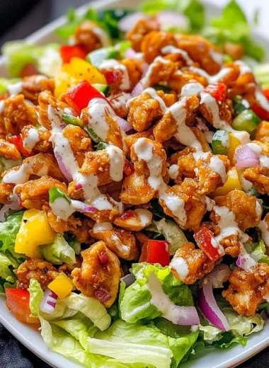 Honey Hot Chicken Salad