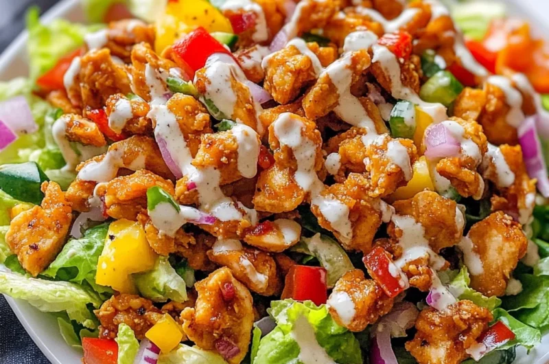 Honey Hot Chicken Salad