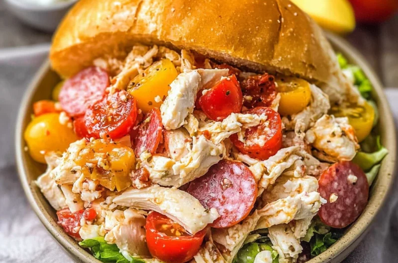 Italian Grinder Chicken Salad