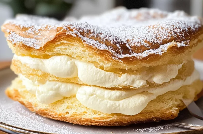 Karpatka (Polish Carpathian Cream Cake Recipe)