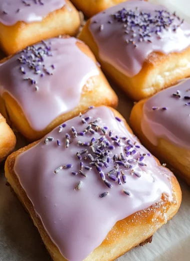 Lavender Vanilla Bean French Beignets (Vegan)