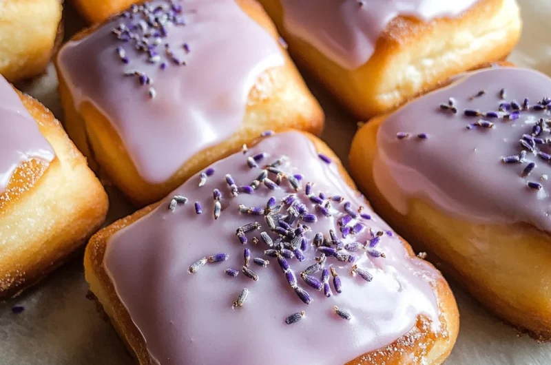 Lavender Vanilla Bean French Beignets (Vegan)