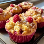 Lemon Raspberry White Chocolate Muffins