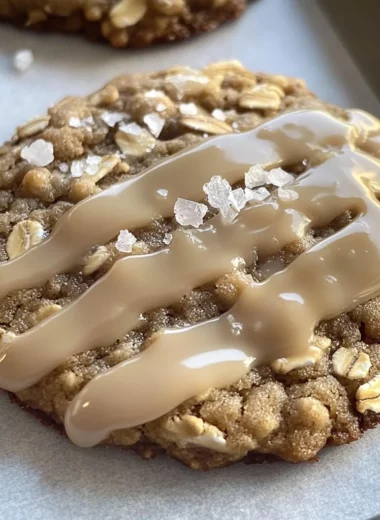 Maple Sea Salt Latte Oatmeal Cookies