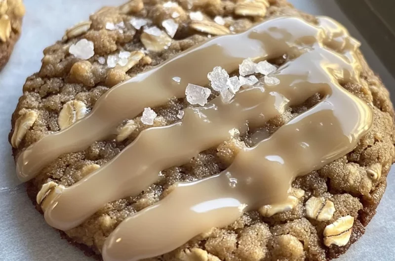 Maple Sea Salt Latte Oatmeal Cookies