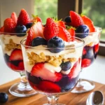 Mixed Berry Mini Trifles