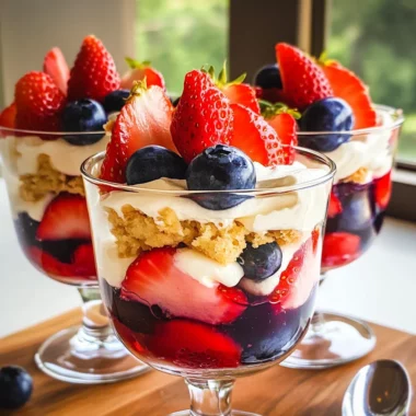Mixed Berry Mini Trifles