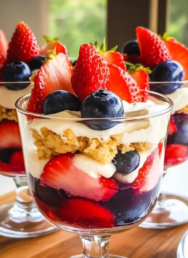 Mixed Berry Mini Trifles