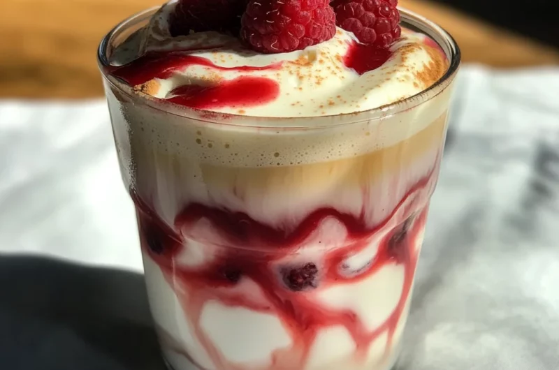 Must Try Raspberry Cheesecake Latte