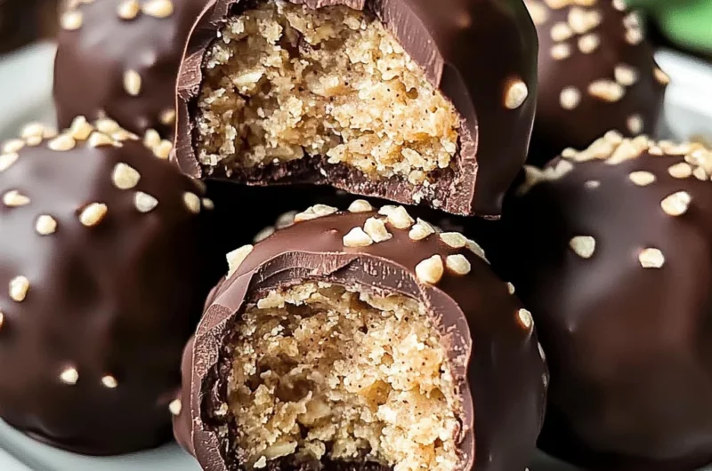 No Bake Baileys Irish Cream Cookie Balls