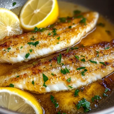 Pan-Seared Flounder with Brown Butter and Lemon