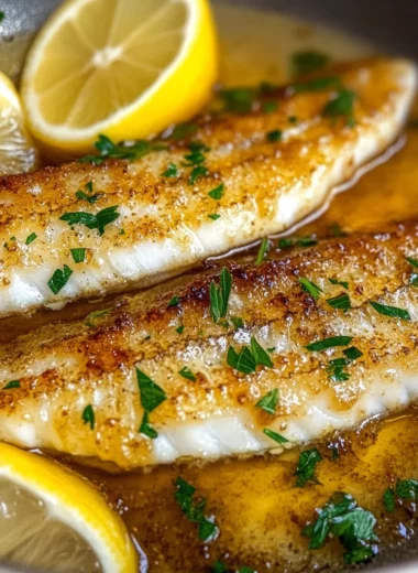 Pan-Seared Flounder with Brown Butter and Lemon