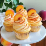 Peach Bellini Cupcakes
