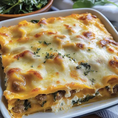 Sausage and Pumpkin Lasagna Recipe