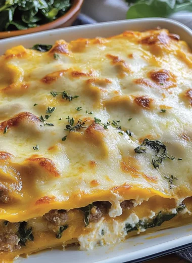 Sausage and Pumpkin Lasagna Recipe