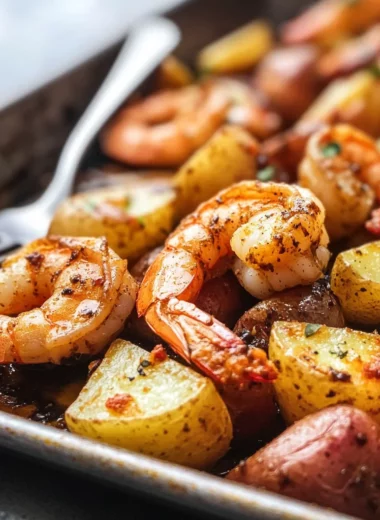 Sheet Pan Cajun Shrimp and Potatoes