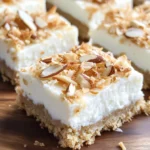 Skinny Coconut Cheesecake Bars