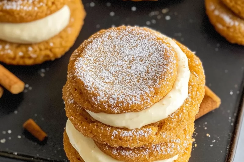 Soft Pumpkin Cheesecake Cookies