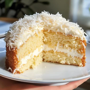 Sticky Coconut Cake