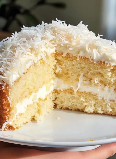 Sticky Coconut Cake