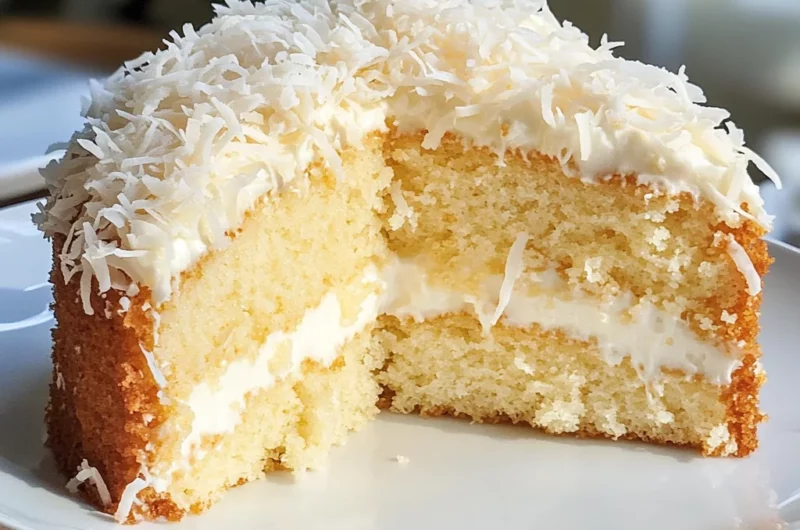 Sticky Coconut Cake
