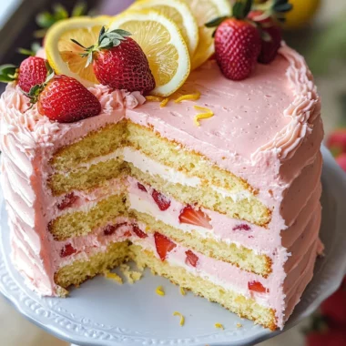 Strawberry Lemon Cake
