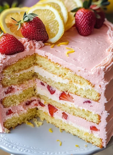 Strawberry Lemon Cake