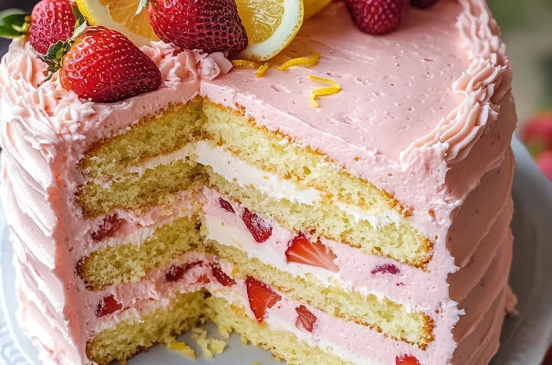 Strawberry Lemon Cake