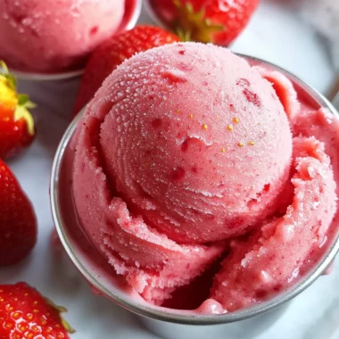 Strawberry Sorbet