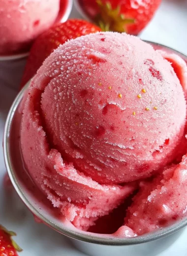 Strawberry Sorbet