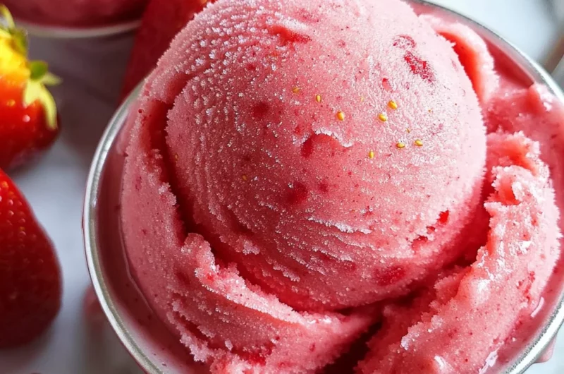 Strawberry Sorbet