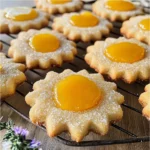 Summer Solstice Sun Cookies with Lemon Curd