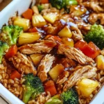 Teriyaki Chicken and Rice Casserole