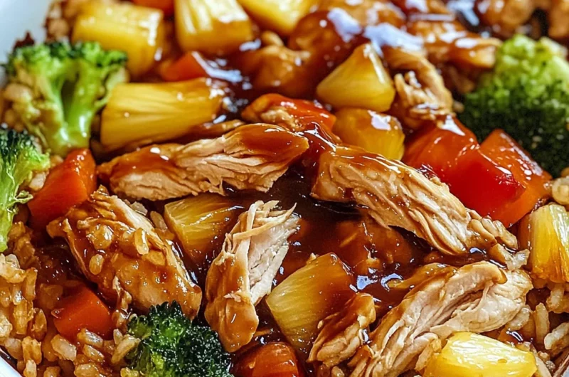 Teriyaki Chicken and Rice Casserole