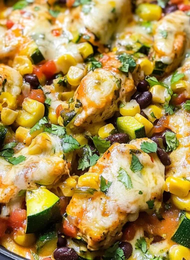 Tex Mex Chicken and Zucchini Recipe