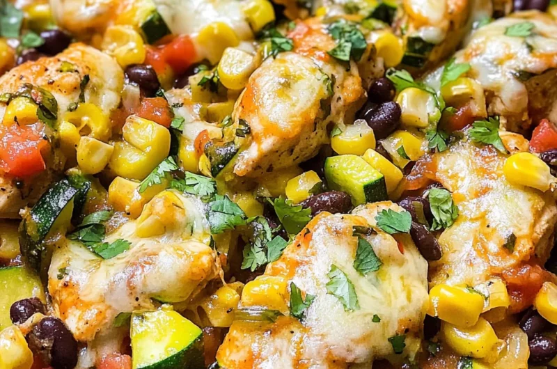 Tex Mex Chicken and Zucchini Recipe