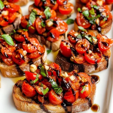 Tomato and Basil Bruschetta