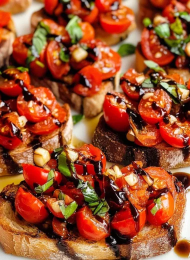 Tomato and Basil Bruschetta