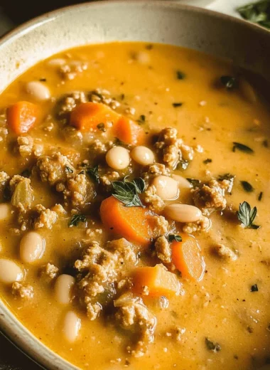 Turkey Pumpkin White Bean Chili