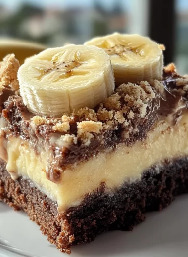 Banana Pudding Brownies