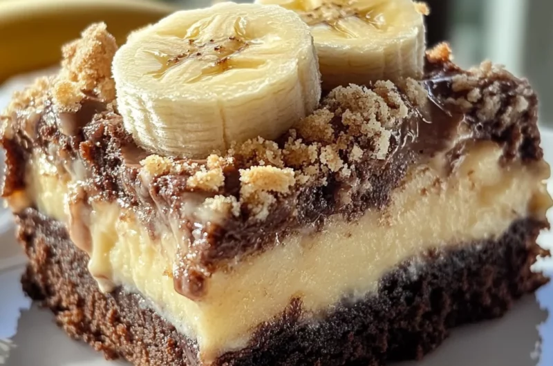 Banana Pudding Brownies