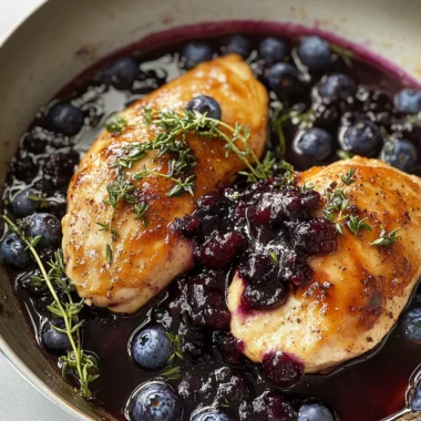 Best-Ever Blueberry Thyme Chicken: An Incredible Ultimate Recipe
