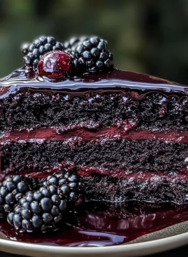 Black Velvet Cake with Blackberry Compote: An Amazing Ultimate Recipe