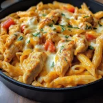 Bold & Zesty Buffalo Ranch Chicken Pasta Skillet