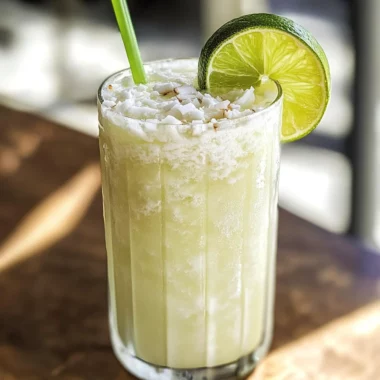 Brazilian Lemonade with Coconut
